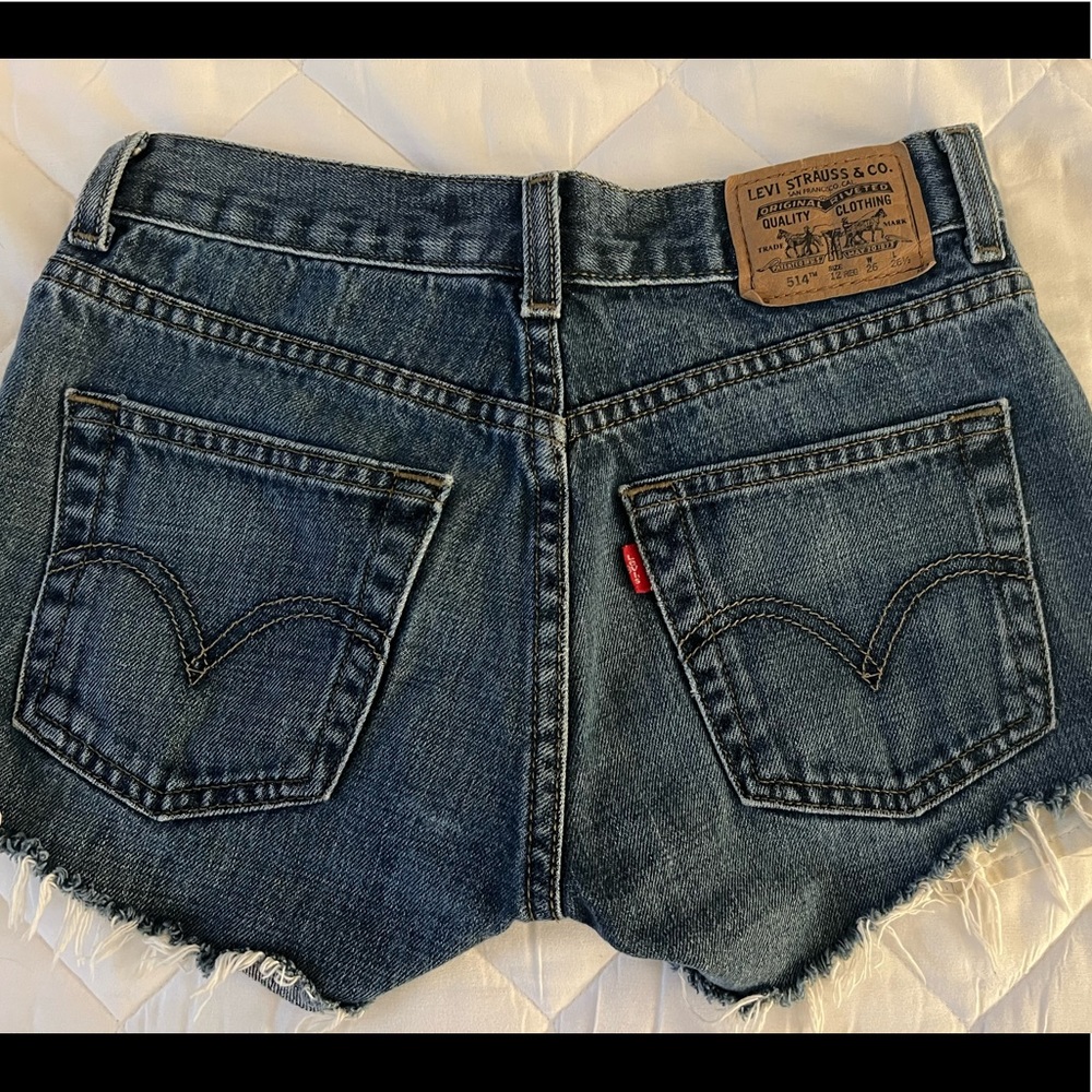 Levis denim shorts